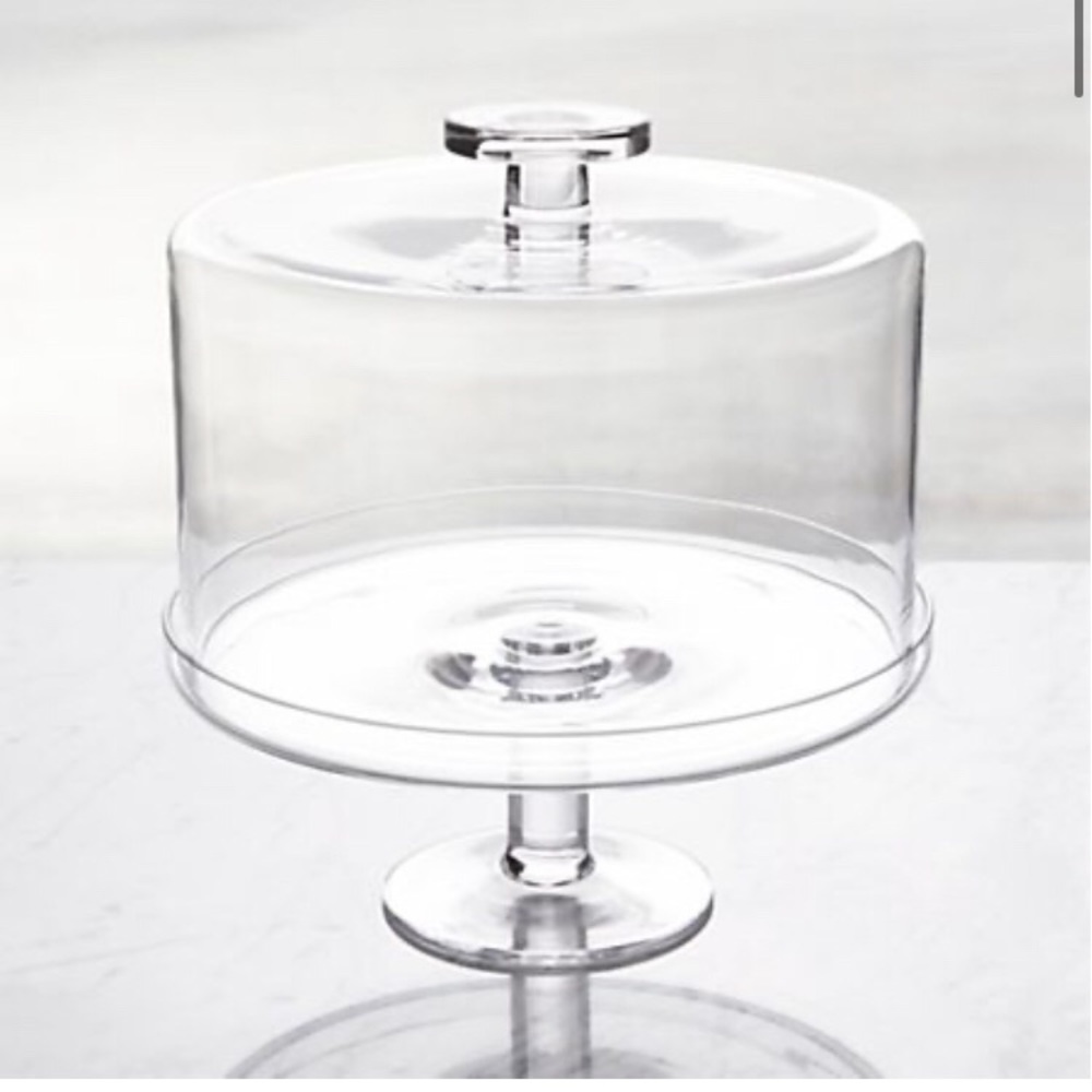 Footed Glass Cake Dome- Crate and Barrel